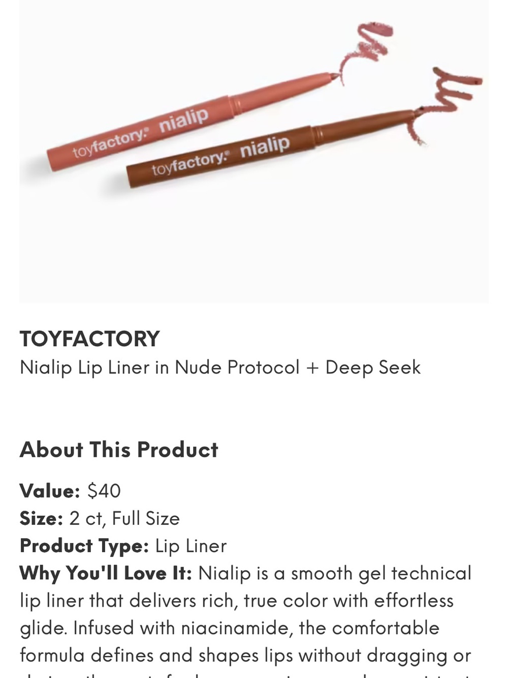 Lip Bundle - Lip Scrub, Lip Oil & 2 Lip Liners - Picture 4 of 9